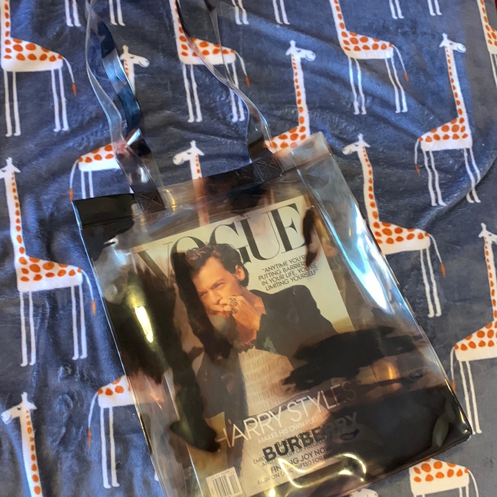 Burberry plastic tote